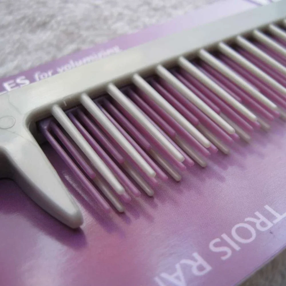 Goody Pro Volumized Hair Three Row Teasing Bristles Comb Tail Tease Smooth Salon